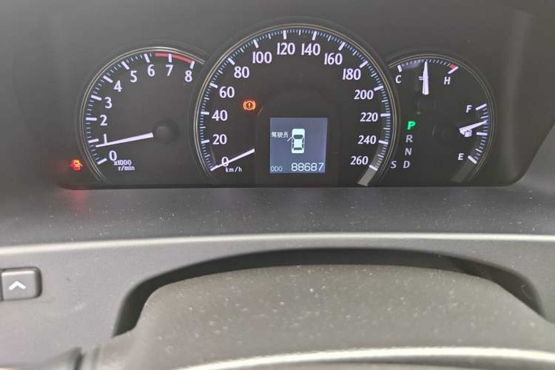 Used Toyota Crown 2012 2.5L Royal Leather Edition Odometer Close Up