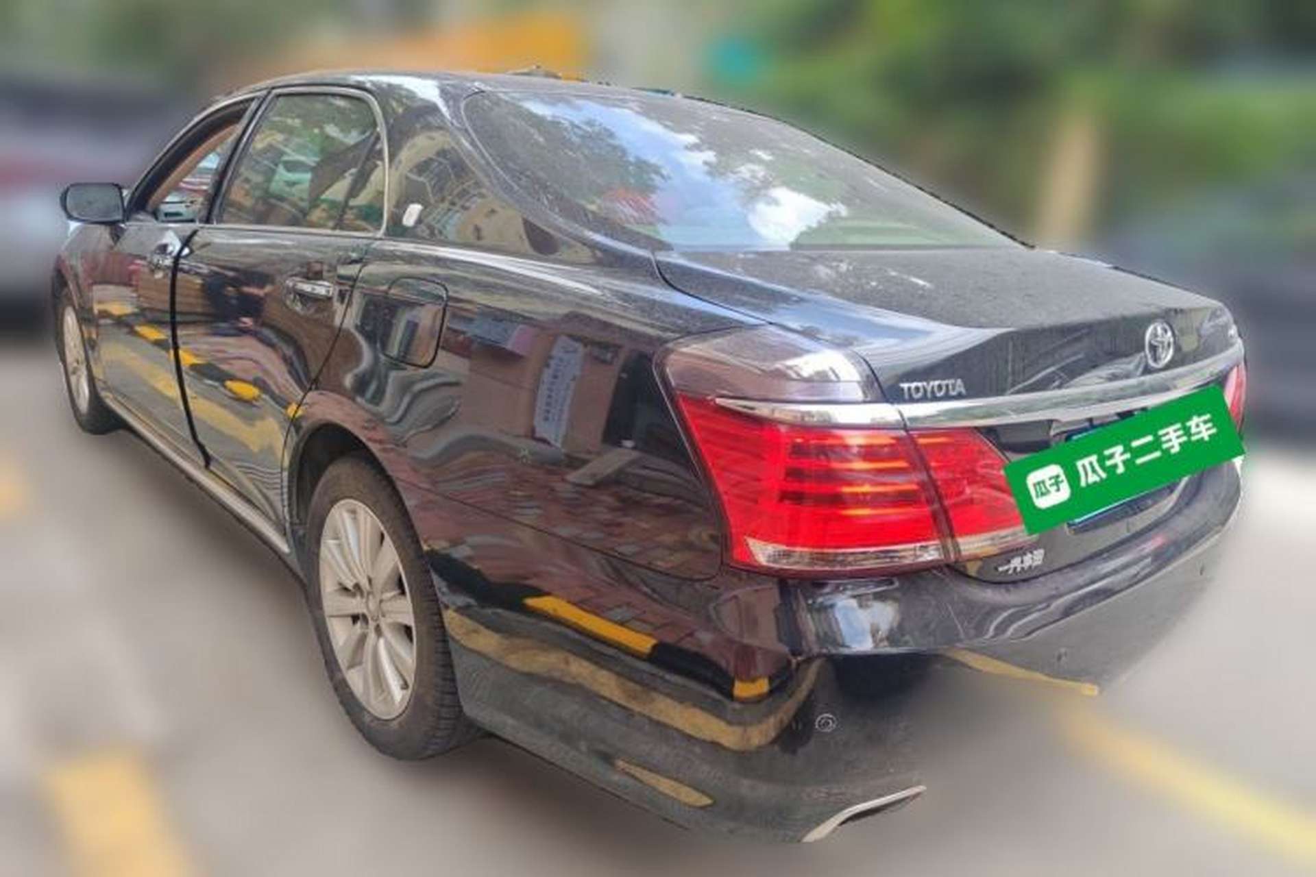 Used Toyota Crown 2012 2.5L Royal Leather Edition Rear Left 45 Deg