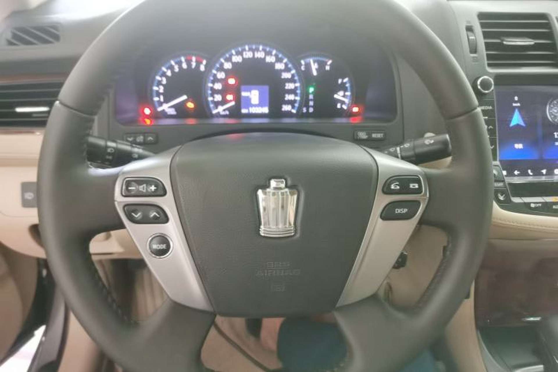 Used Toyota Crown 2012 2.5L Royal Leather Edition Steering Wheel