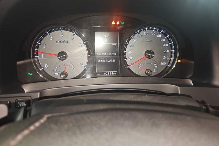 Used Toyota Crown 2018 2.0T Sport Edition Odometer Close Up