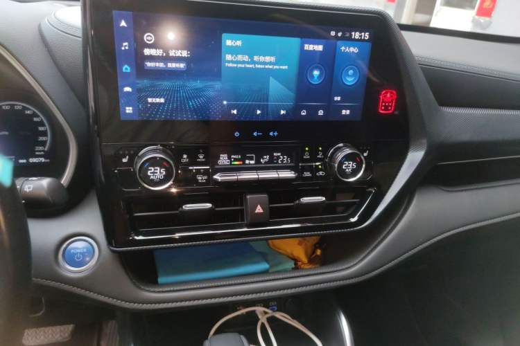 Used Toyota Crown Kluger 2021 2.5L HEV Four-Wheel Drive Premium Edition Audio And AC Panel
