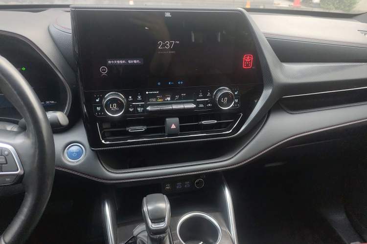 Used Toyota Crown Kluger 2021 2.5L HEV Four-Wheel Drive Flagship Edition Audio And AC Panel