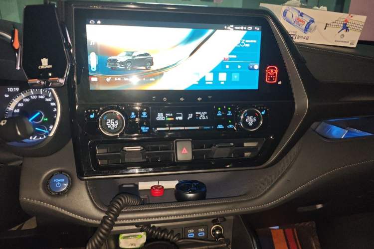 Used Toyota Crown Kluger 2021 2.5L HEV Four-Wheel Drive Luxury Edition Audio And AC Panel