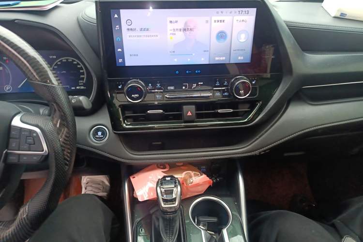 Used Toyota Crown Kluger 2021 2.5L HEV Four-Wheel Drive Premium Edition Audio And AC Panel