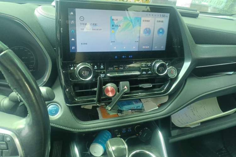 Used Toyota Crown Kluger 2021 2.5L HEV Four-Wheel Drive Premium Edition Audio And AC Panel