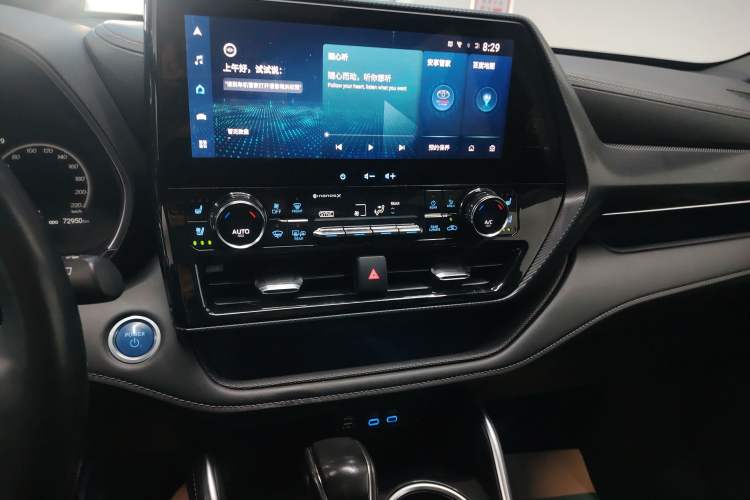 Used Toyota Crown Kluger 2021 2.5L HEV Four-Wheel Drive Flagship Edition Audio And AC Panel