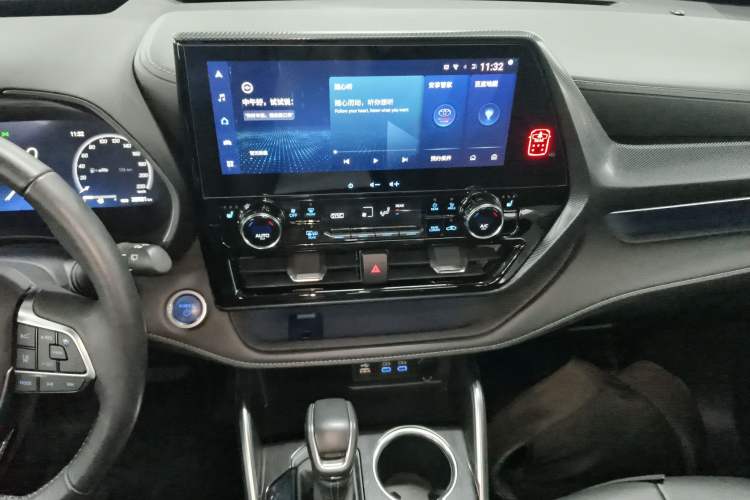 Used Toyota Crown Kluger 2021 2.5L HEV Four-Wheel Drive Premium Edition Audio And AC Panel