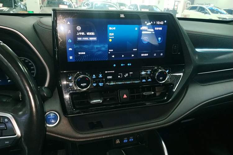 Used Toyota Crown Kluger 2021 2.5L HEV Four-Wheel Drive Flagship Edition Audio And AC Panel