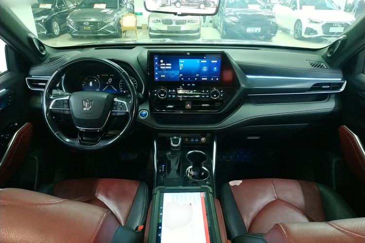 Used Toyota Crown Kluger 2021 2.5L HEV Four-Wheel Drive Flagship Edition Center Console