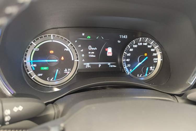 Used Toyota Crown Kluger 2021 2.5L HEV Four-Wheel Drive Luxury Edition Instrument Cluster