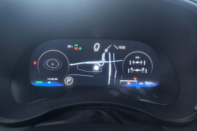 Used Toyota Crown Kluger 2021 2.5L HEV Four-Wheel Drive Flagship Edition Instrument Cluster