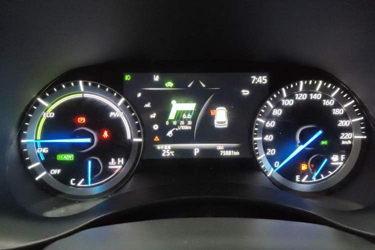 Used Toyota Crown Kluger 2021 2.5L HEV Two-Wheel Drive Entry Version Instrument Cluster