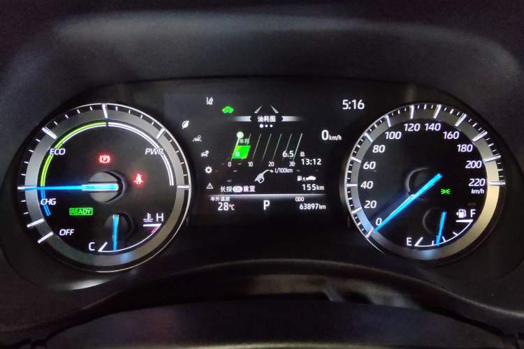 Used Toyota Crown Kluger 2021 2.5L HEV Four-Wheel Drive Luxury Edition Instrument Cluster