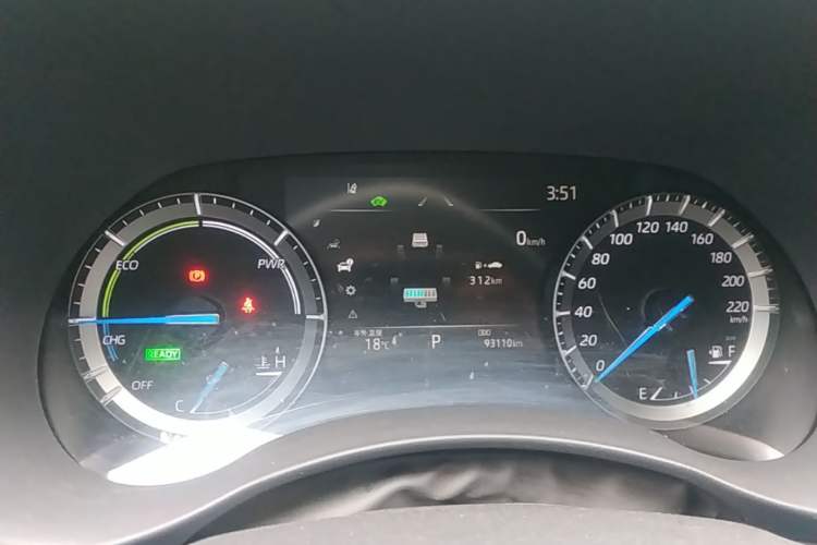 Used Toyota Crown Kluger 2021 2.5L HEV Four-Wheel Drive Elite Edition Instrument Cluster