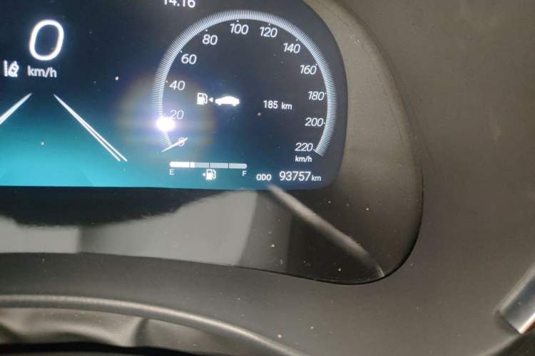 Used Toyota Crown Kluger 2021 2.5L HEV Four-Wheel Drive Premium Edition Odometer Close Up