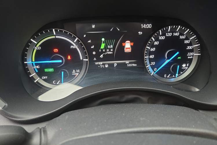Used Toyota Crown Kluger 2021 2.5L HEV Four-Wheel Drive Elite Edition Odometer Close Up