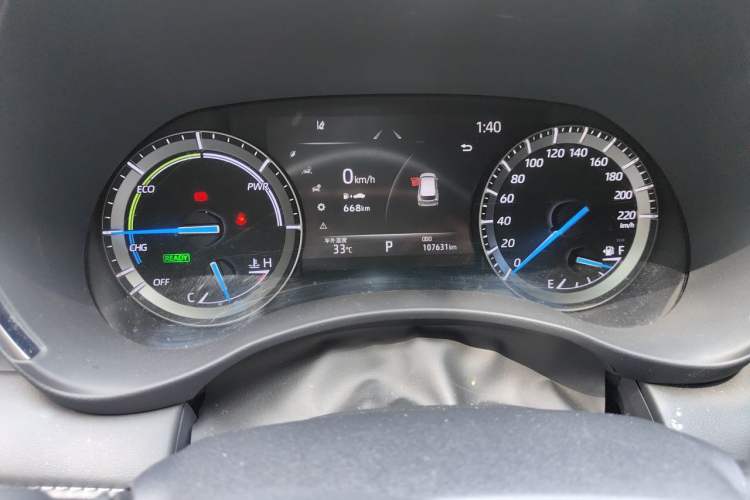 Used Toyota Crown Kluger 2021 2.5L HEV Four-Wheel Drive Luxury Edition Odometer Close Up