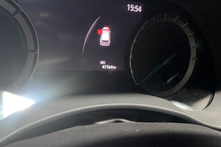 Used Toyota Crown Kluger 2021 2.5L HEV Four-Wheel Drive Luxury Edition Odometer Close Up