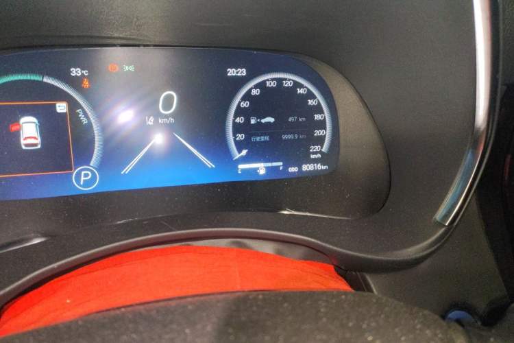 Used Toyota Crown Kluger 2021 2.5L HEV Four-Wheel Drive Flagship Edition Odometer Close Up