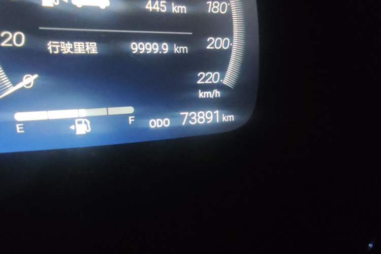 Used Toyota Crown Kluger 2021 2.5L HEV Four-Wheel Drive Premium Edition Odometer Close Up