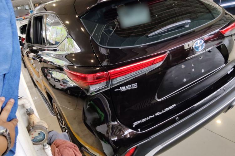 Used Toyota Crown Kluger 2021 2.5L HEV Four-Wheel Drive Luxury Edition Rear Left 45 Deg