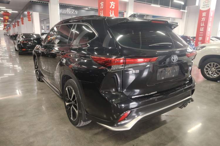 Used Toyota Crown Kluger 2021 2.5L HEV Four-Wheel Drive Luxury Edition Rear Left 45 Deg