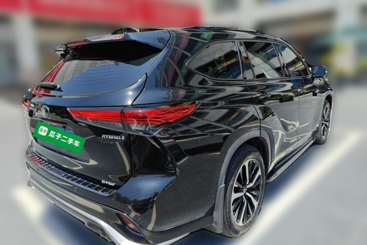 Used Toyota Crown Kluger 2021 2.5L HEV Four-Wheel Drive Luxury Edition Rear Right 45 Deg