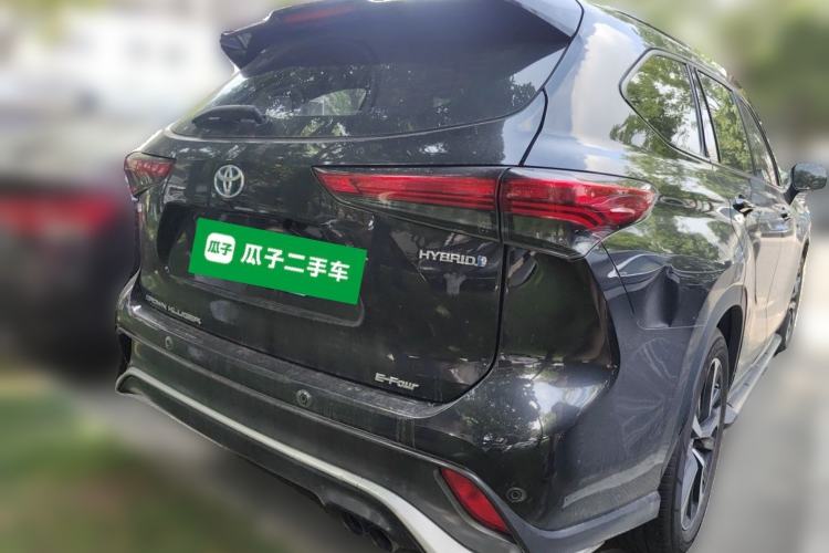 Used Toyota Crown Kluger 2021 2.5L HEV Four-Wheel Drive Luxury Edition Rear Right 45 Deg
