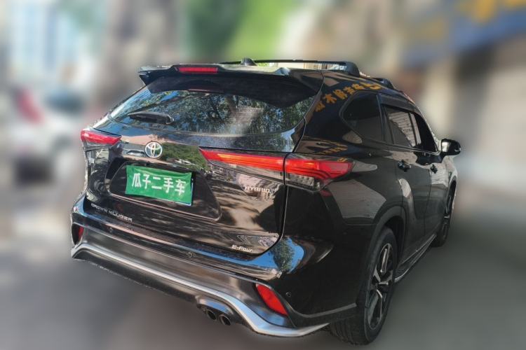 Used Toyota Crown Kluger 2021 2.5L HEV Four-Wheel Drive Luxury Edition Rear Right 45 Deg