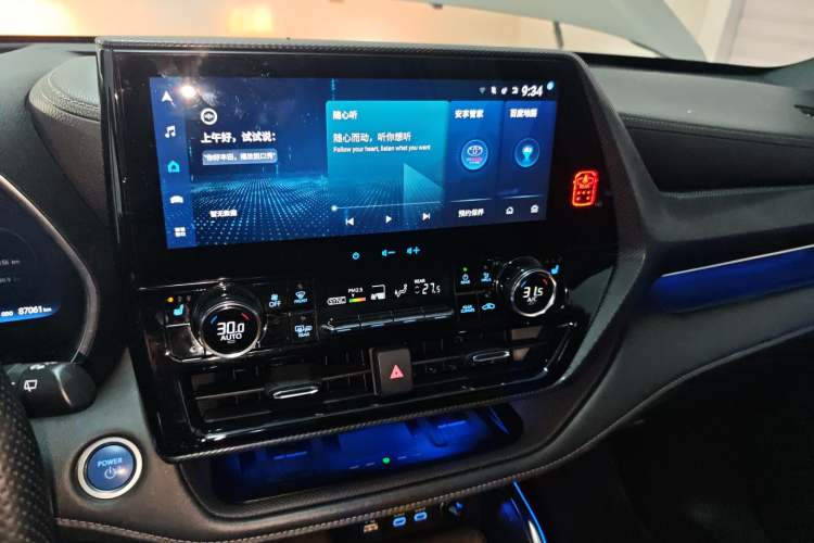 Used Toyota Crown Kluger 2021 2.5L HEV Four-Wheel Drive Premium Edition Audio And AC Panel