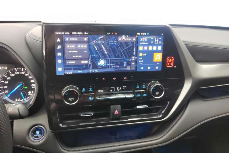 Used Toyota Crown Kluger 2021 2.5L HEV Two-Wheel Drive Elite Edition Audio And AC Panel
