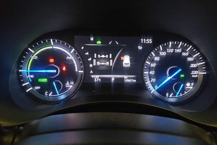 Used Toyota Crown Kluger 2021 2.5L HEV Four-Wheel Drive Luxury Edition Instrument Cluster