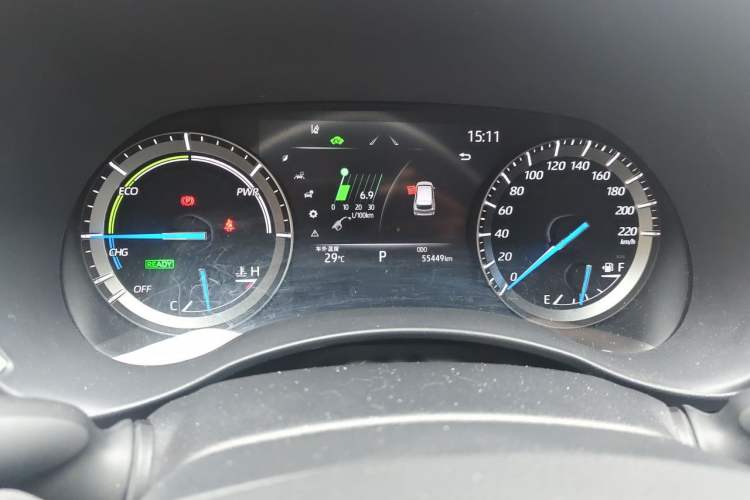 Used Toyota Crown Kluger 2021 2.5L HEV Two-Wheel Drive Entry Version Instrument Cluster