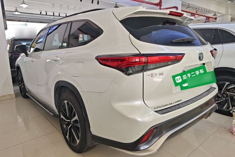 Used Toyota Crown Kluger 2021 2.5L HEV Four-Wheel Drive Luxury Edition Rear Left 45 Deg