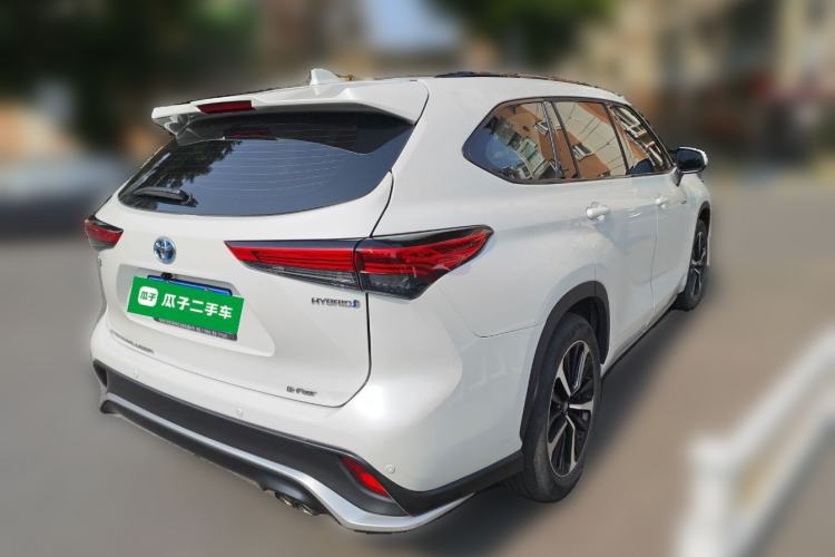 Used Toyota Crown Kluger 2021 2.5L HEV Four-Wheel Drive Luxury Edition Rear Right 45 Deg