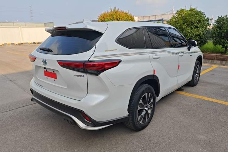 Used Toyota Crown Kluger 2021 2.5L HEV Two-Wheel Drive Entry Version Rear Right 45 Deg