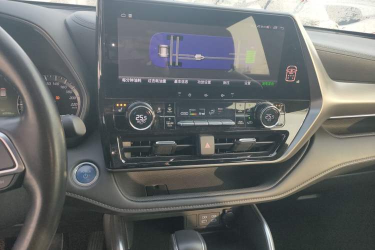 Used Toyota Crown Kluger 2022 2.5L HEV Four-Wheel Drive Luxury Edition Audio And AC Panel