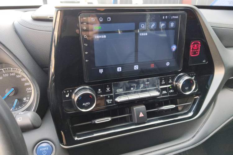 Used Toyota Crown Kluger 2022 2.5L HEV Four-Wheel Drive Luxury Edition Audio And AC Panel