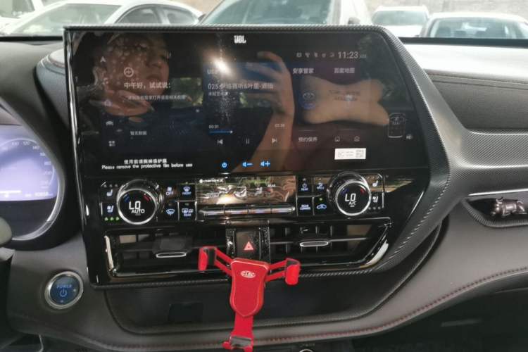 Used Toyota Crown Kluger 2022 2.5L HEV Four-Wheel Drive Flagship Edition Audio And AC Panel