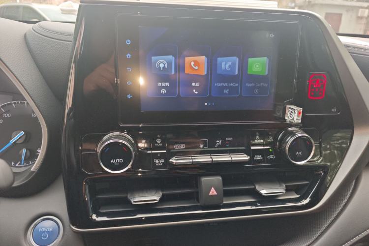 Used Toyota Crown Kluger 2022 2.5L HEV Four-Wheel Drive Elite Edition Audio And AC Panel