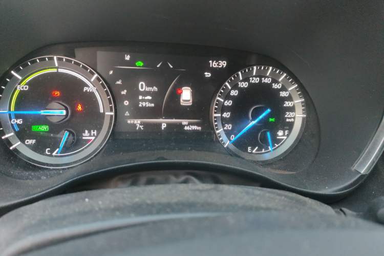 Used Toyota Crown Kluger 2022 2.5L HEV Four-Wheel Drive Luxury Edition Odometer Close Up