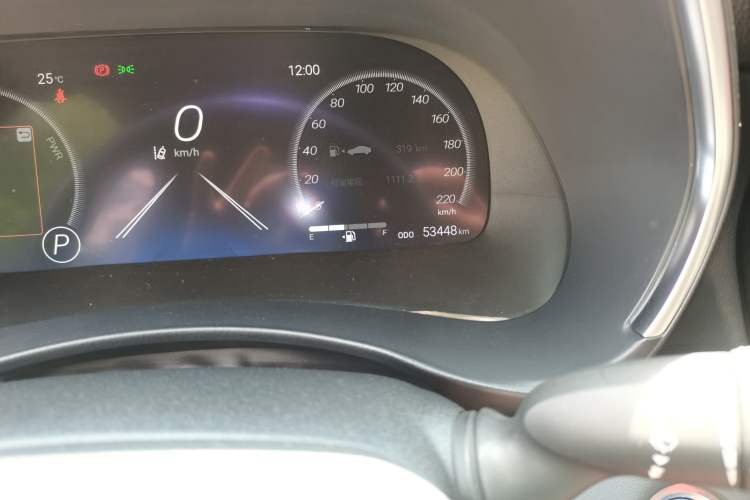 Used Toyota Crown Kluger 2022 2.5L HEV Four-Wheel Drive Flagship Edition Odometer Close Up