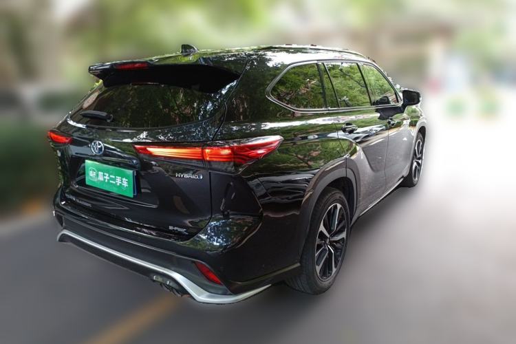Used Toyota Crown Kluger 2022 2.5L HEV Four-Wheel Drive Premium Edition Rear Right 45 Deg