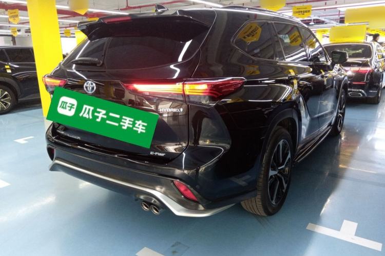 Used Toyota Crown Kluger 2022 2.5L HEV Four-Wheel Drive Premium Edition Rear Right 45 Deg