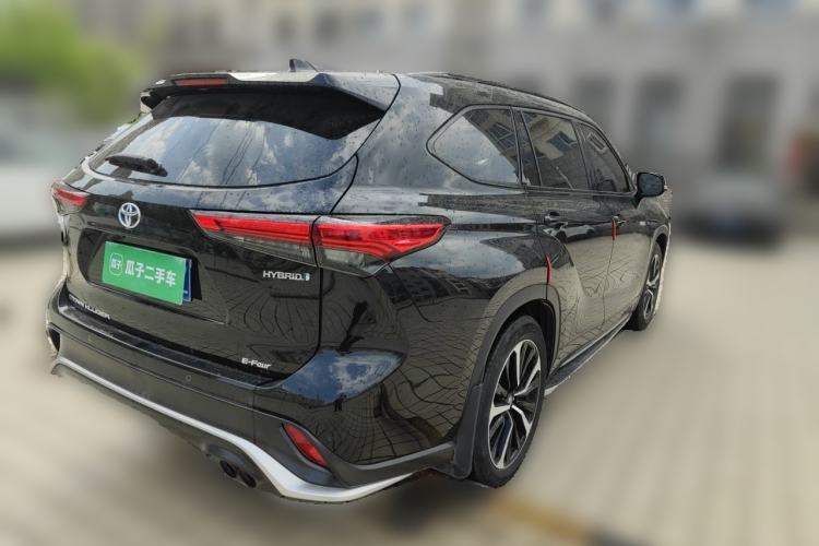 Used Toyota Crown Kluger 2022 2.5L HEV Four-Wheel Drive Premium Edition Rear Right 45 Deg