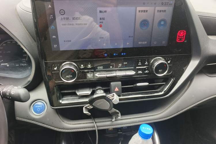 Used Toyota Crown Kluger 2022 2.5L HEV Four-Wheel Drive Premium Edition Audio And AC Panel