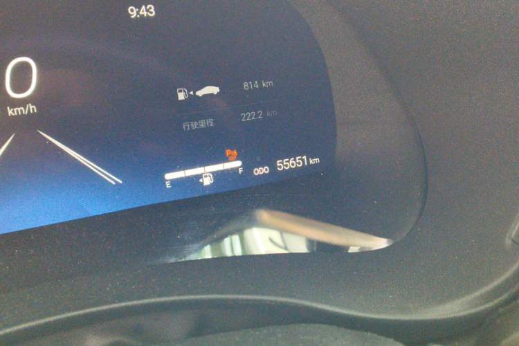 Used Toyota Crown Kluger 2022 2.5L HEV Four-Wheel Drive Premium Edition Odometer Close Up
