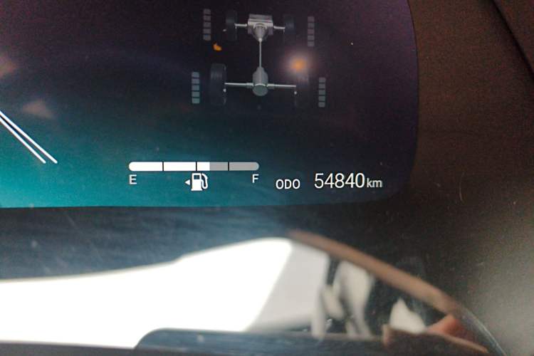 Used Toyota Crown Kluger 2022 2.0T Four-Wheel Drive Enjoyment Edition Odometer Close Up