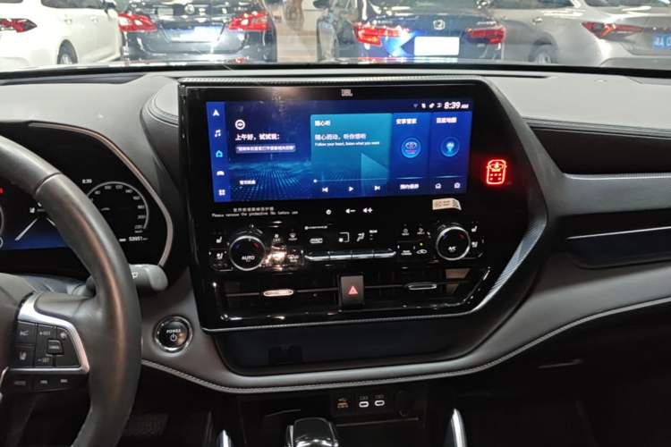 Used Toyota Crown Kluger 2023 2.5L HEV Four-Wheel Drive Flagship Edition Audio And AC Panel