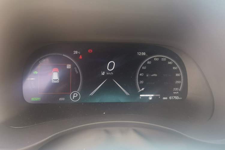 Used Toyota Crown Kluger 2023 2.5L HEV Four-Wheel Drive Flagship Edition Instrument Cluster